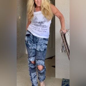 Carbon Gray Skinny Jeans